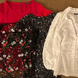Shein women’s shirts (4) size S